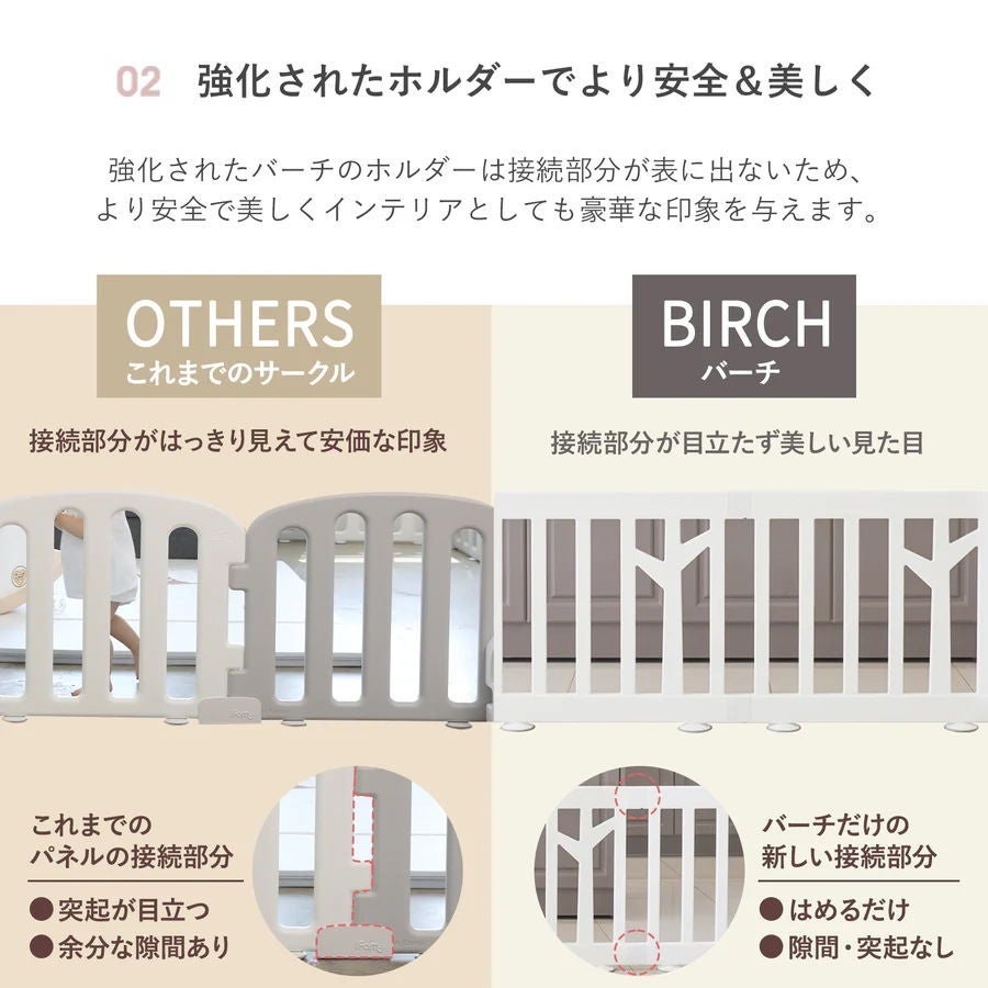 [レンタル] iFam（アイファム）ペットサークル バーチ ドア付き 8枚セット if119-dog - 4