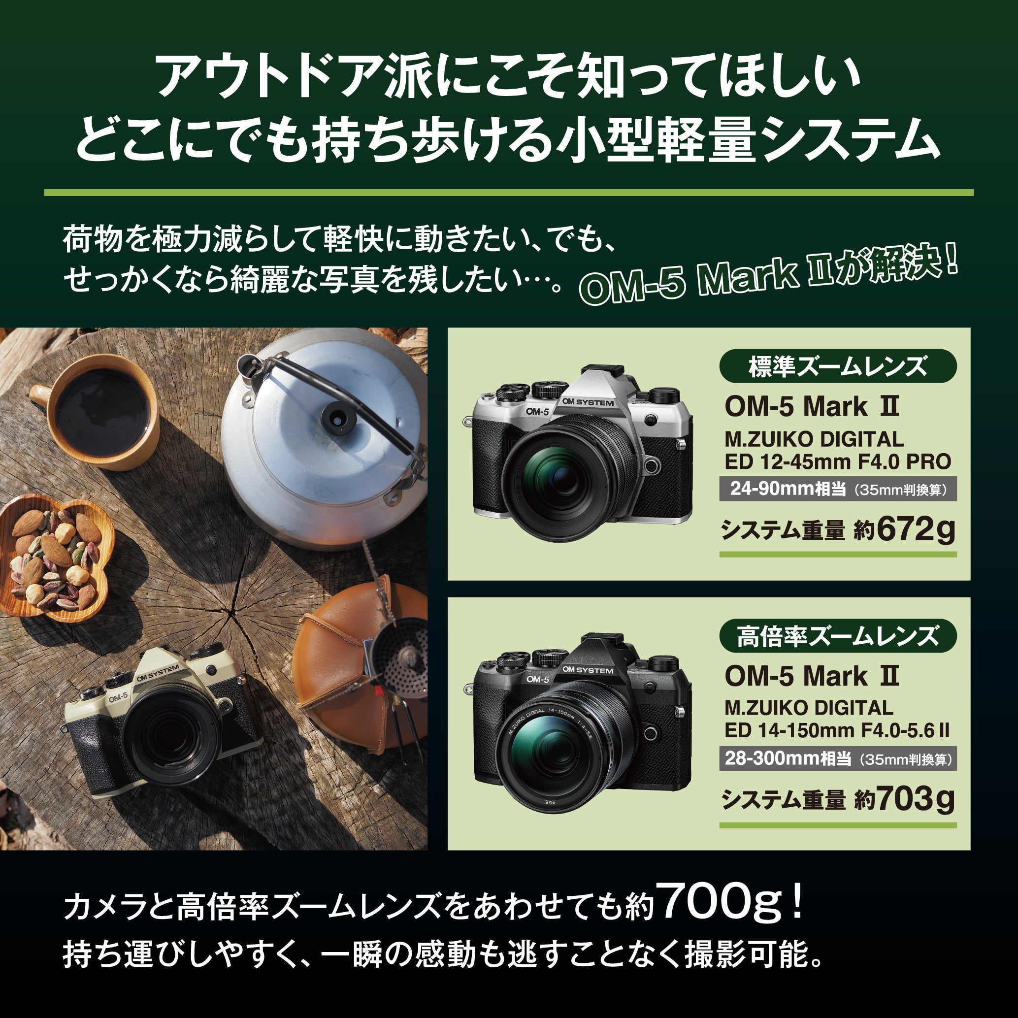 [レンタル] OM SYSTEM OM-5 Mark II 14-150mm II レンズキット ブラック - 11