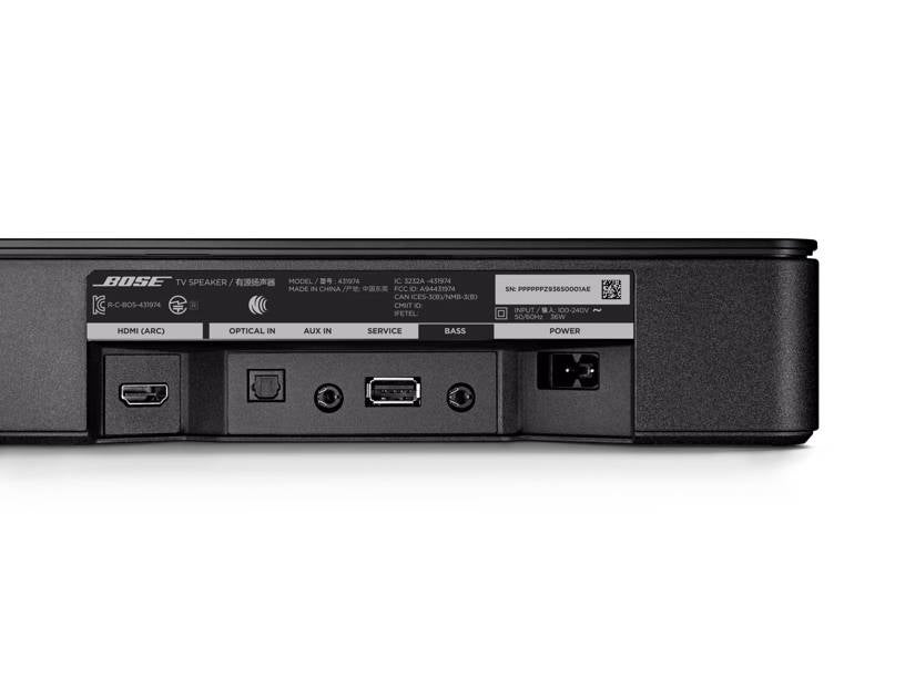 [レンタル] Bose TV Speaker コンパクトサウンドバー ブラック - 6