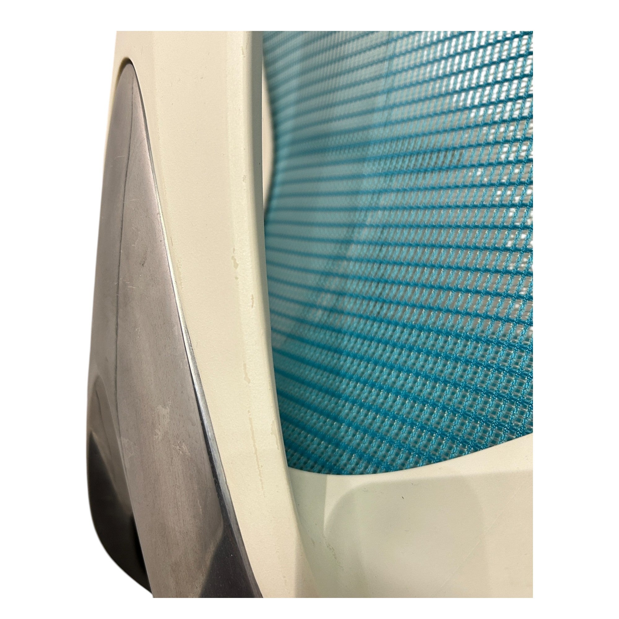 [レンタル] オカムラ サブリナ ハイバック 固定肘 ブルーグリーン ポリッシュ C844BW-FSZ6 オフィスチェア - 11