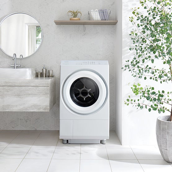 レンタル] 東芝 【左開き】 ZABOON(ザブーン) TW-127XM4L 洗濯12kg