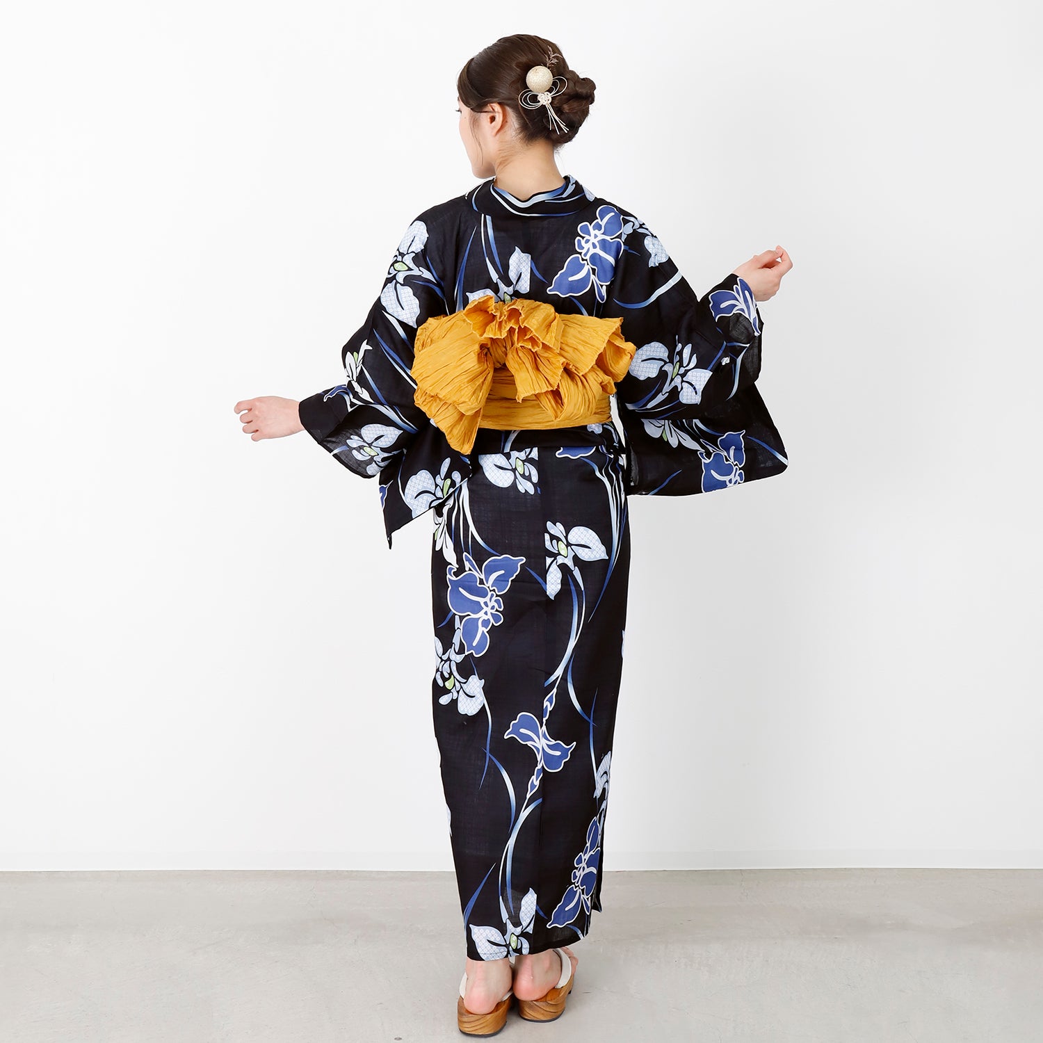 [レンタル] [2025新作]SION レディース浴衣 菖蒲 フリーサイズの宅配レンタル - 5