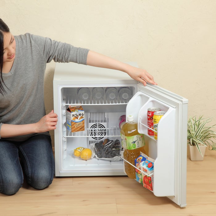 [レンタル] Sun Ruck (サンルック) 冷庫さん 冷蔵庫 SR-R4802 小型 48L ワンドア ペルチェ方式 1ドア 右開き ブラック - 6