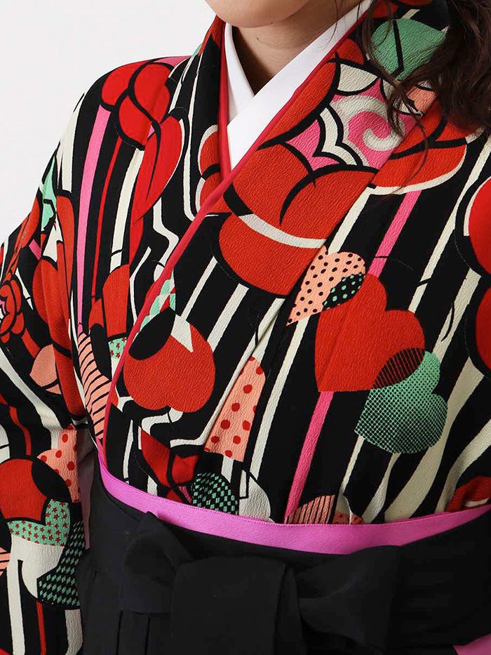 [レンタル] 【対応身長157cm～165cm】卒業式 袴 レンタル フルセット 女性 袴セット-1239の宅配レンタル - 14