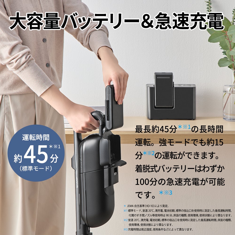 [レンタル] シャープ コードススティック 紙パック式掃除機 EC-KR70A - 14