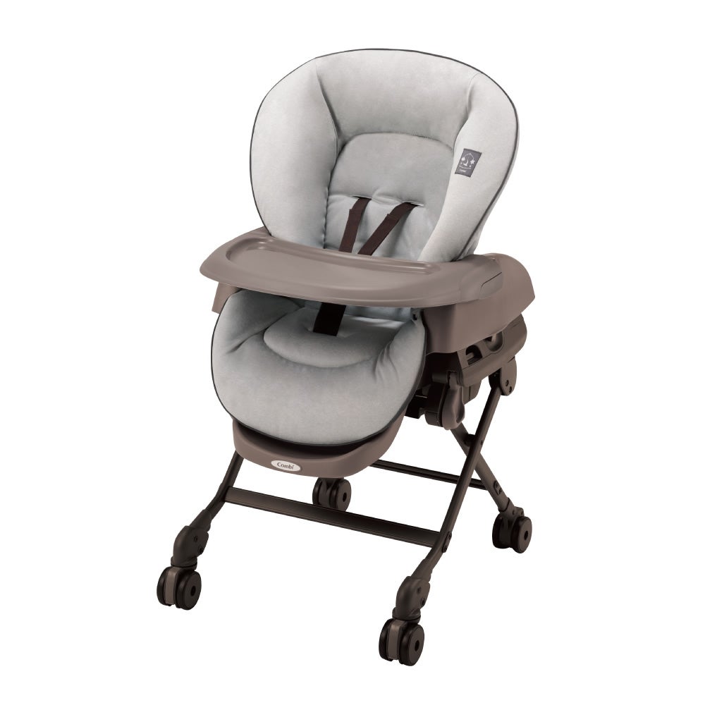 [レンタル] コンビ ネムリラ AUTO SWING LM ミントグレー ベビーラック/ハイローチェア - 2