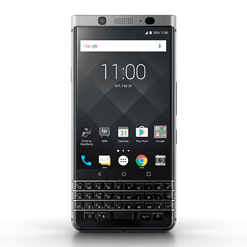 [レンタル] BlackBerry KEY one BBB100-6 silver ブラックベリー スマートフォン - 1