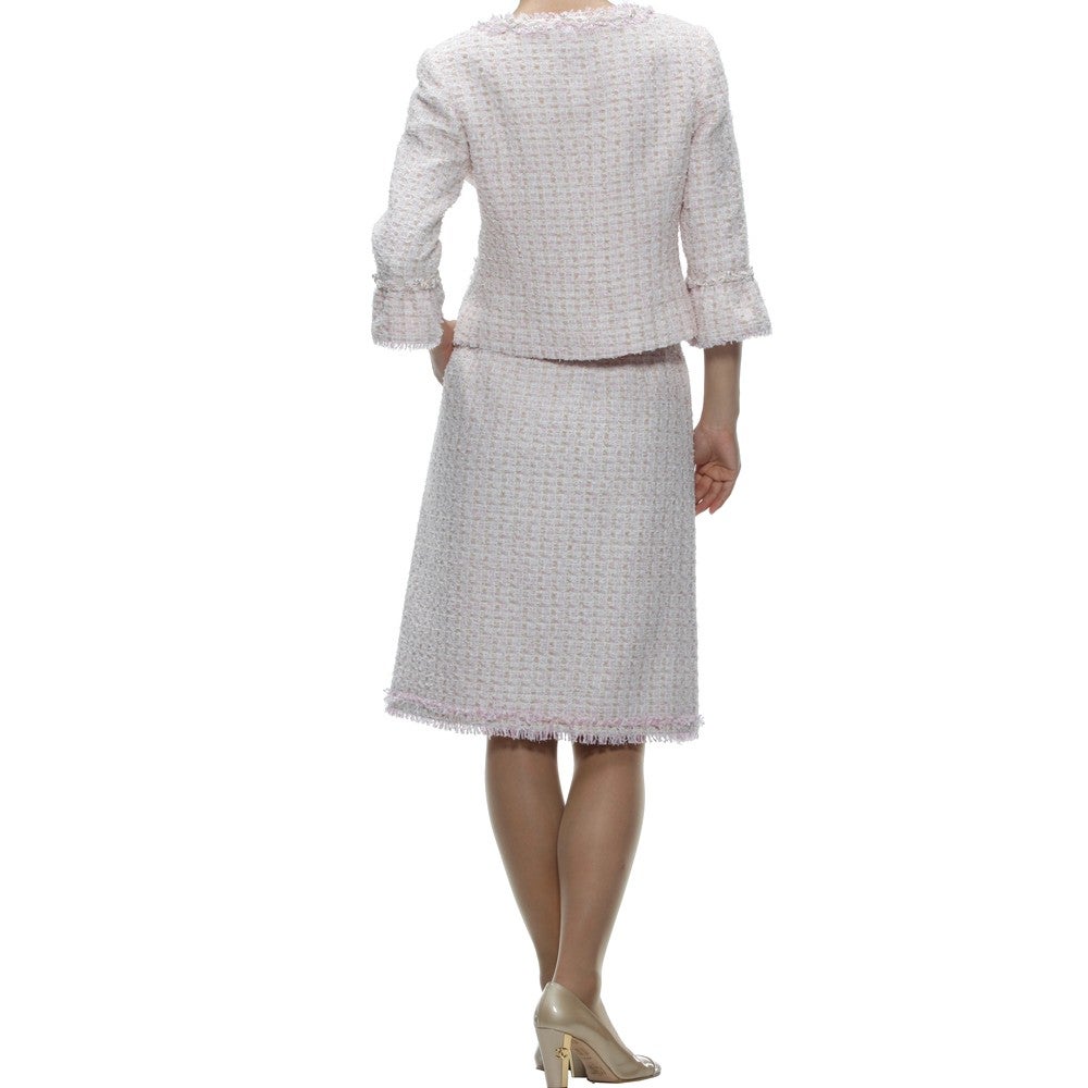 [レンタル] ルネ セレモニースーツ2点セット(ジャケット+スカート) ベージュ / ブルー / グレー / ホワイト / オレンジ / ネイビー / ピンクの宅配レンタル - 37