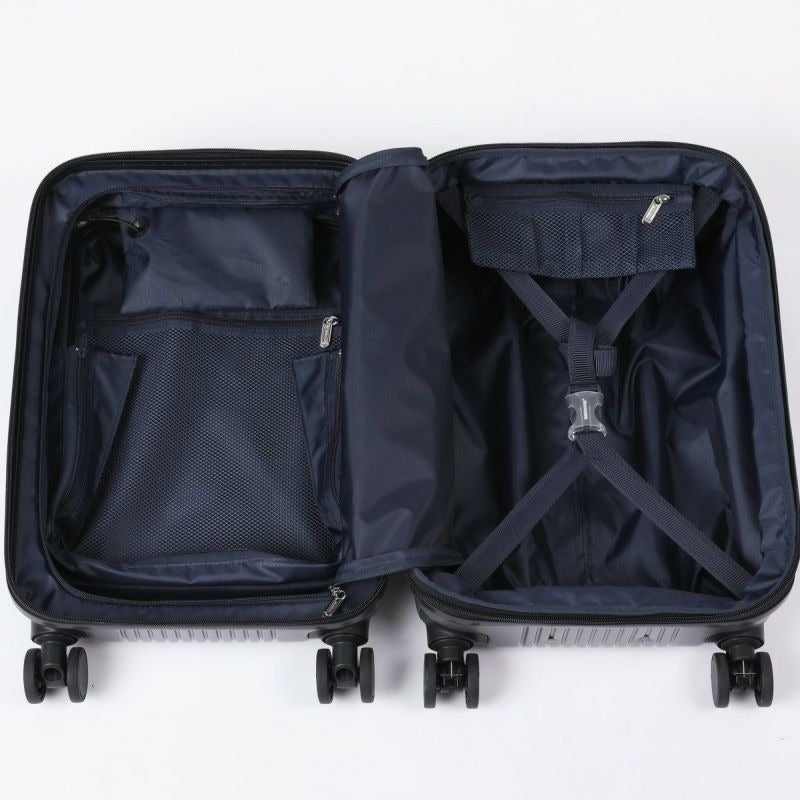 [レンタル] [1-3泊向けサイズ]BERMAS EURO CITY2 No.60295 フロントオープンファスナー38L 48cm ハードスーツケース ジェットブラックの宅配レンタル - 26