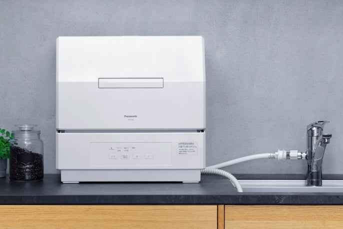 [レンタル] [～食器18点][新品]パナソニック 食器洗い乾燥機 NP-TCR5 分岐水栓対応 3人分 - 6