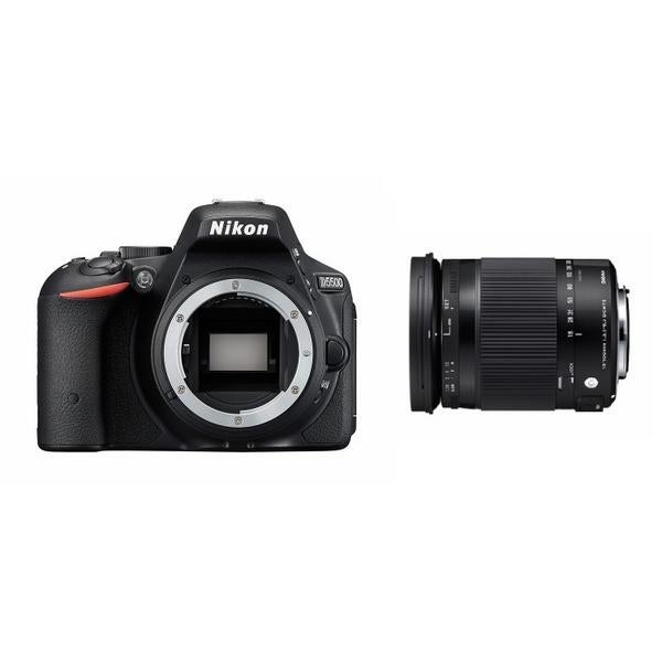 ニコン D5500とシグマの便利ズームレンズ(18-300mm)のセット 一眼レフ