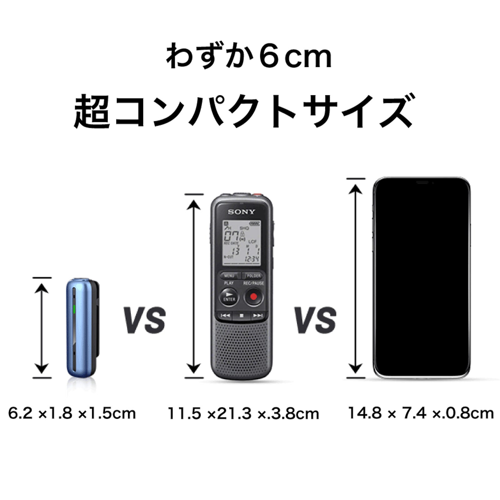 レンタル] Wooask S01 ボイスレコーダー - Rentio[レンティオ]
