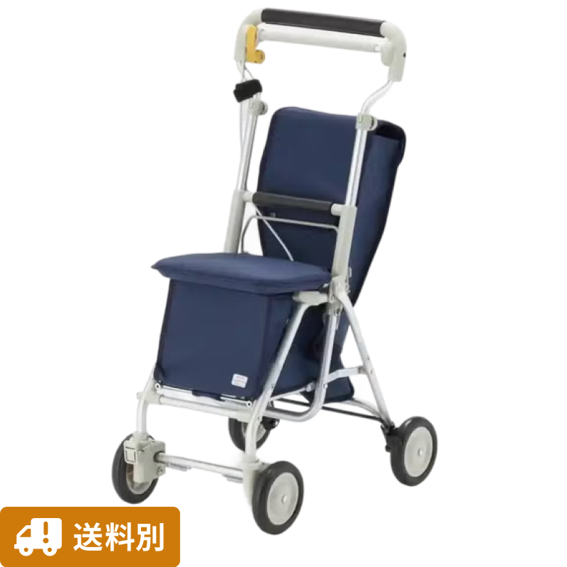 【送料別】フランスベッド FBライトミニ 背袋付き・紺(酸素ボンベ収納可)