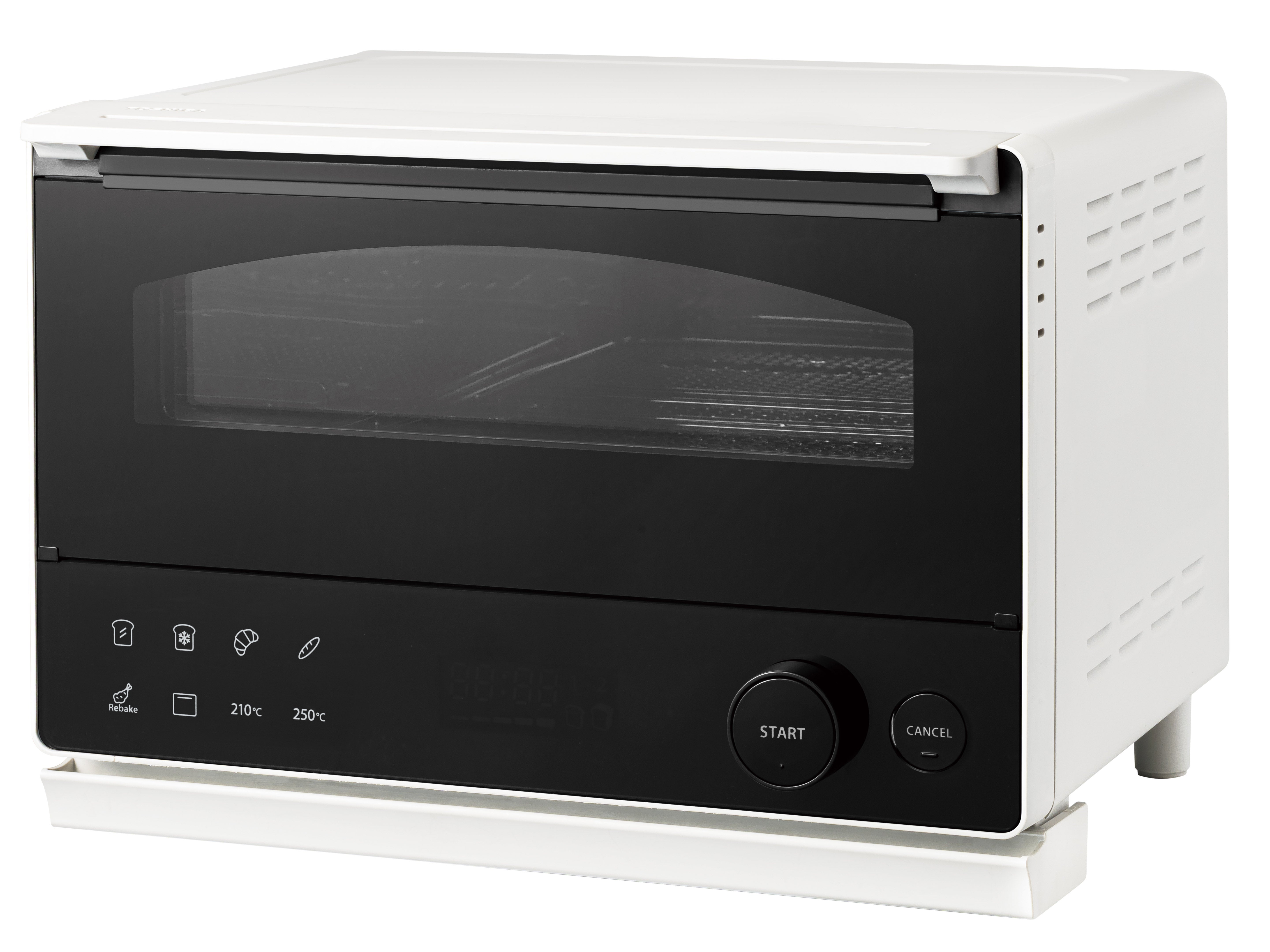 [レンタル] [2枚焼き]東芝 石窯ドーム HTR-D5B トースター ライトモカベージュ