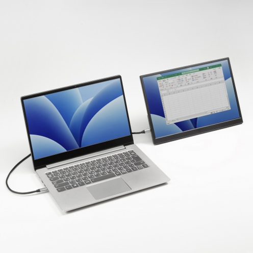 サンワサプライ DP-08 タッチパネル搭載モバイルモニター（14インチ） ノートPC接続 デュアルモニター - 28