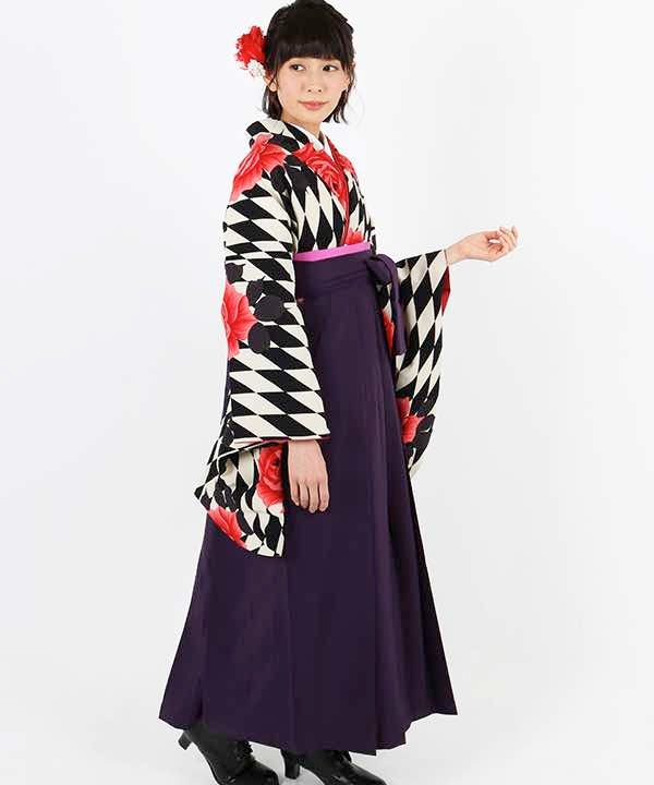 [レンタル] 【対応身長 157cm～165cm】卒業式 袴 レンタル フルセット 女性 袴セット-1434の宅配レンタル - 6