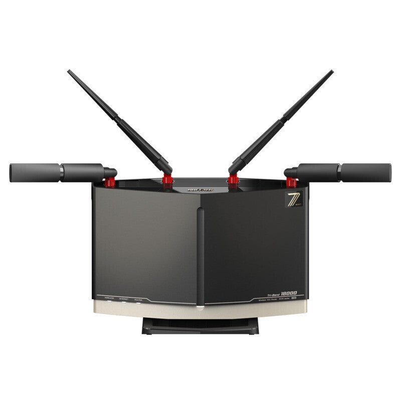 [レンタル] バッファロー BUFFALO AirStation WXR18000BE10P Wi-Fi 7（11be）対応 11529+5764+688Mbps トライバンドルーター - 3