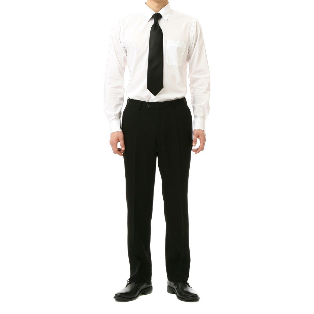 [レンタル] メンズネクタイ フォーマルブラック 無地の宅配レンタル - 5