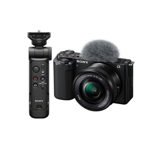 【おまけ付き】 SONY ZV-E10Lホワイト シューティンググリップセット レンタル] ソニー VLOGCAM ZV-E10 2K パワーズームレンズキット