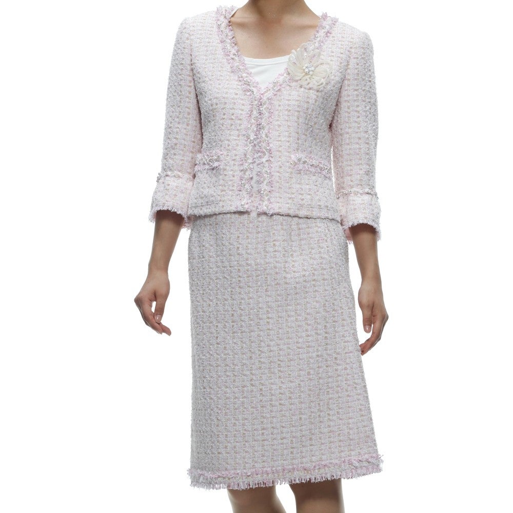 [レンタル] ルネ セレモニースーツ2点セット(ジャケット+スカート) ベージュ / ブルー / グレー / ホワイト / オレンジ / ネイビー / ピンクの宅配レンタル - 39