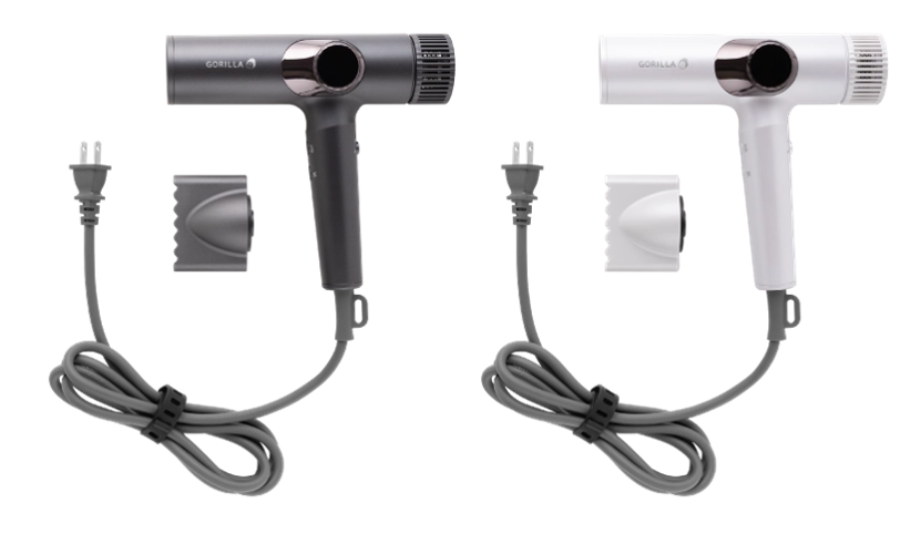 ドウシシャ ハイパワーゴリラドライヤー ゴリラのひとふき 付属品一覧 ブラック・ホワイト - 6