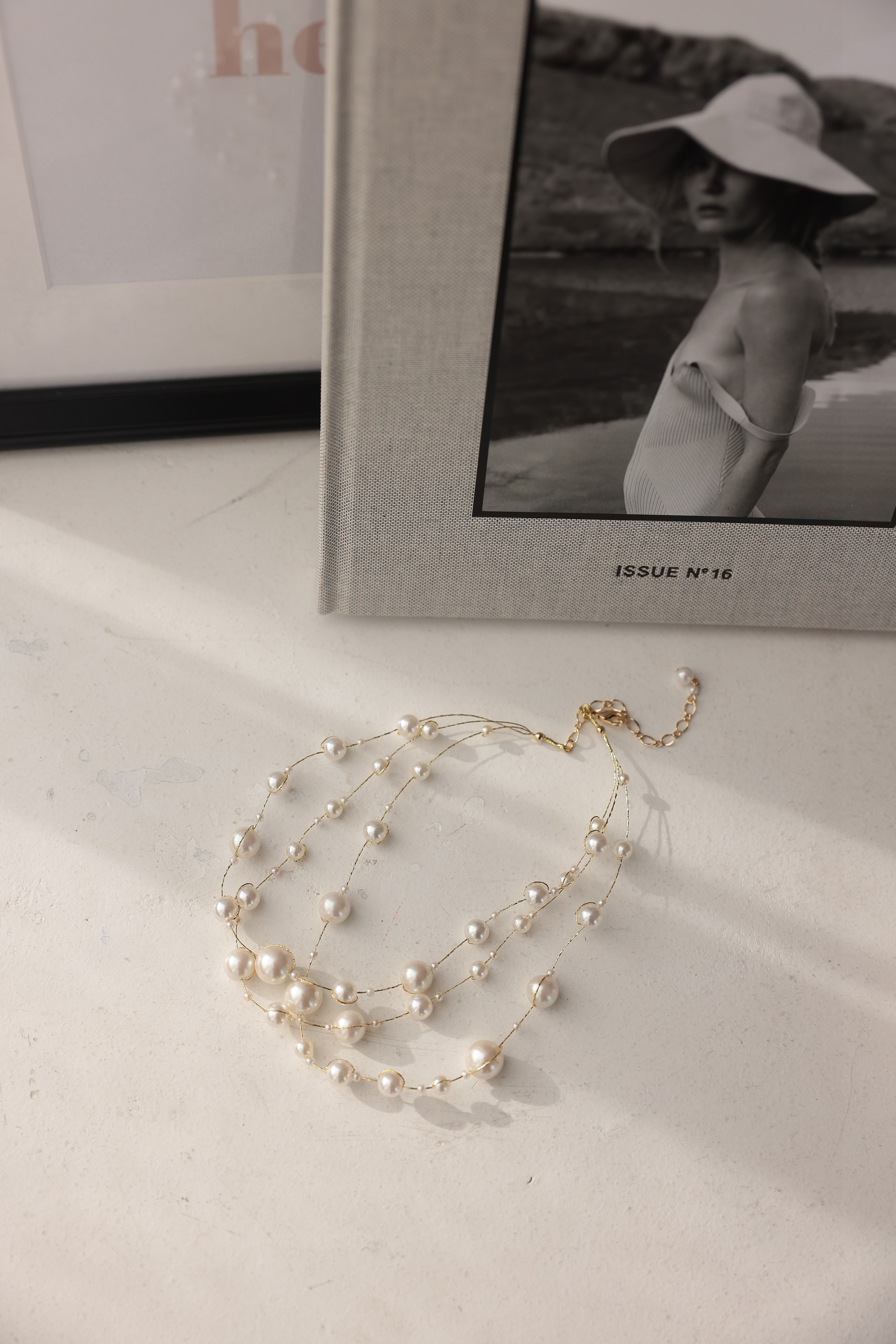 [レンタル] アートマリー ３連パールネックレス ゴールドの宅配レンタル - 2