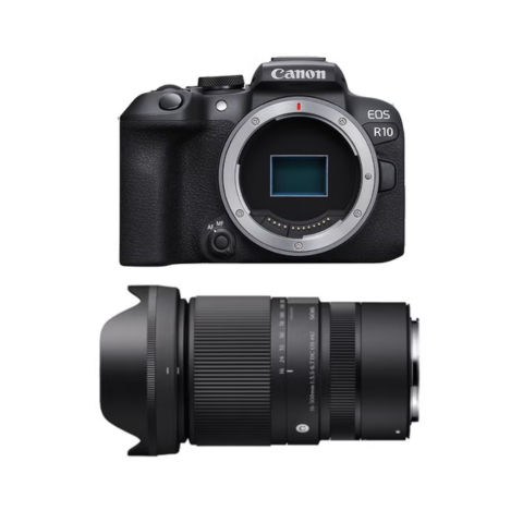 レンタル] CANON EOS R10とシグマの便利ズームレンズ(16-300mm)セット