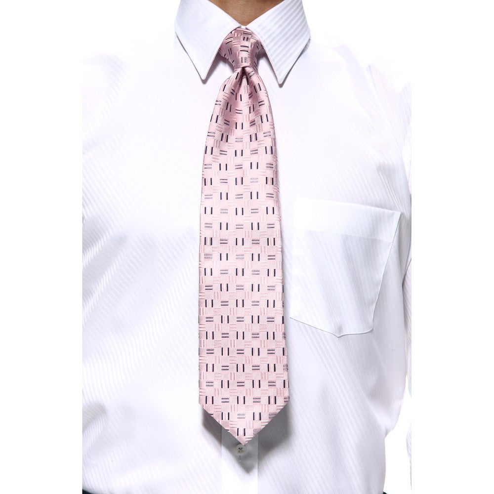 [レンタル] giorgio Rosati メンズネクタイ シルク ピンク チェッカー柄の宅配レンタル - 4