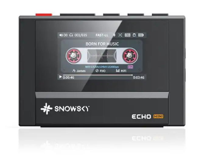 [レンタル] Fiio Snowsky ECHO MINI デジタルオーディオプレーヤー ブラック