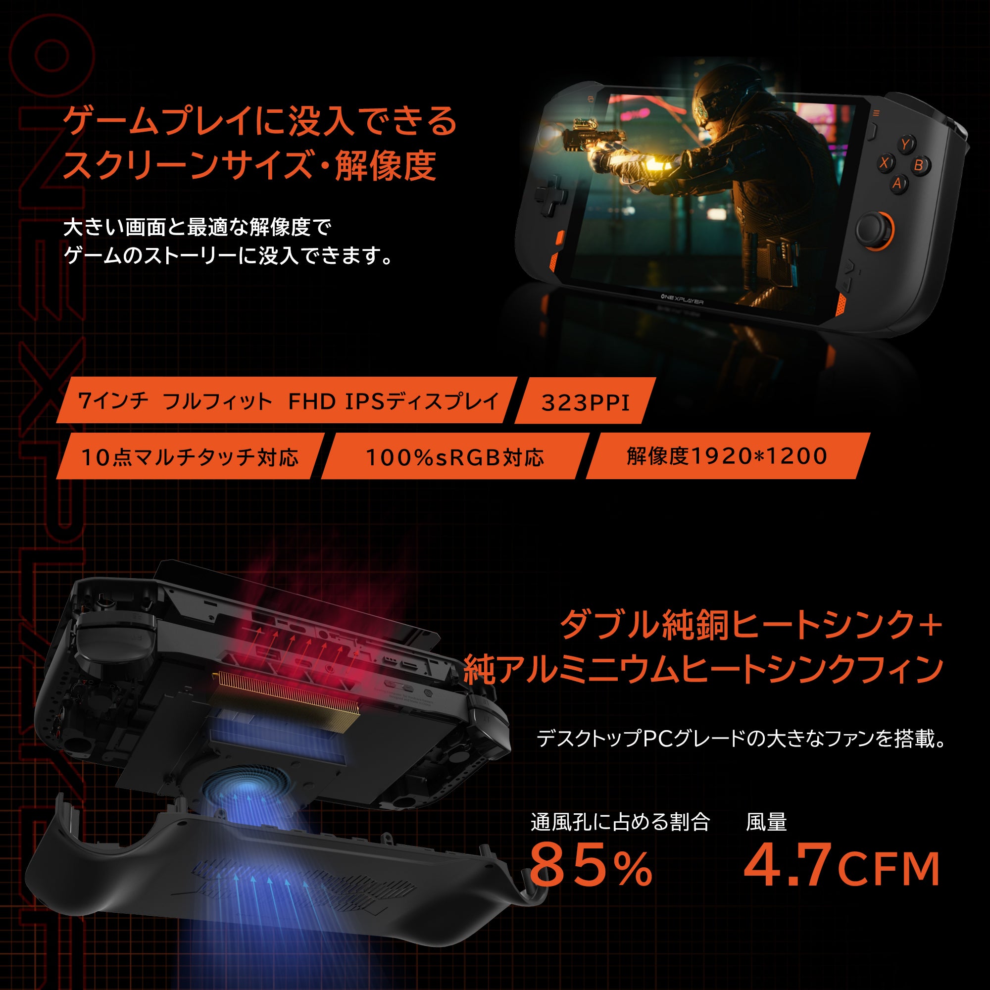 [レンタル] One-Netbook(ワンネットブック) ONEXPLAYER mini 国内正規版(Core i7-1195G7/16GB/512GB) ONEXMJI-B5 ポータブルゲーミングパソコン - 5