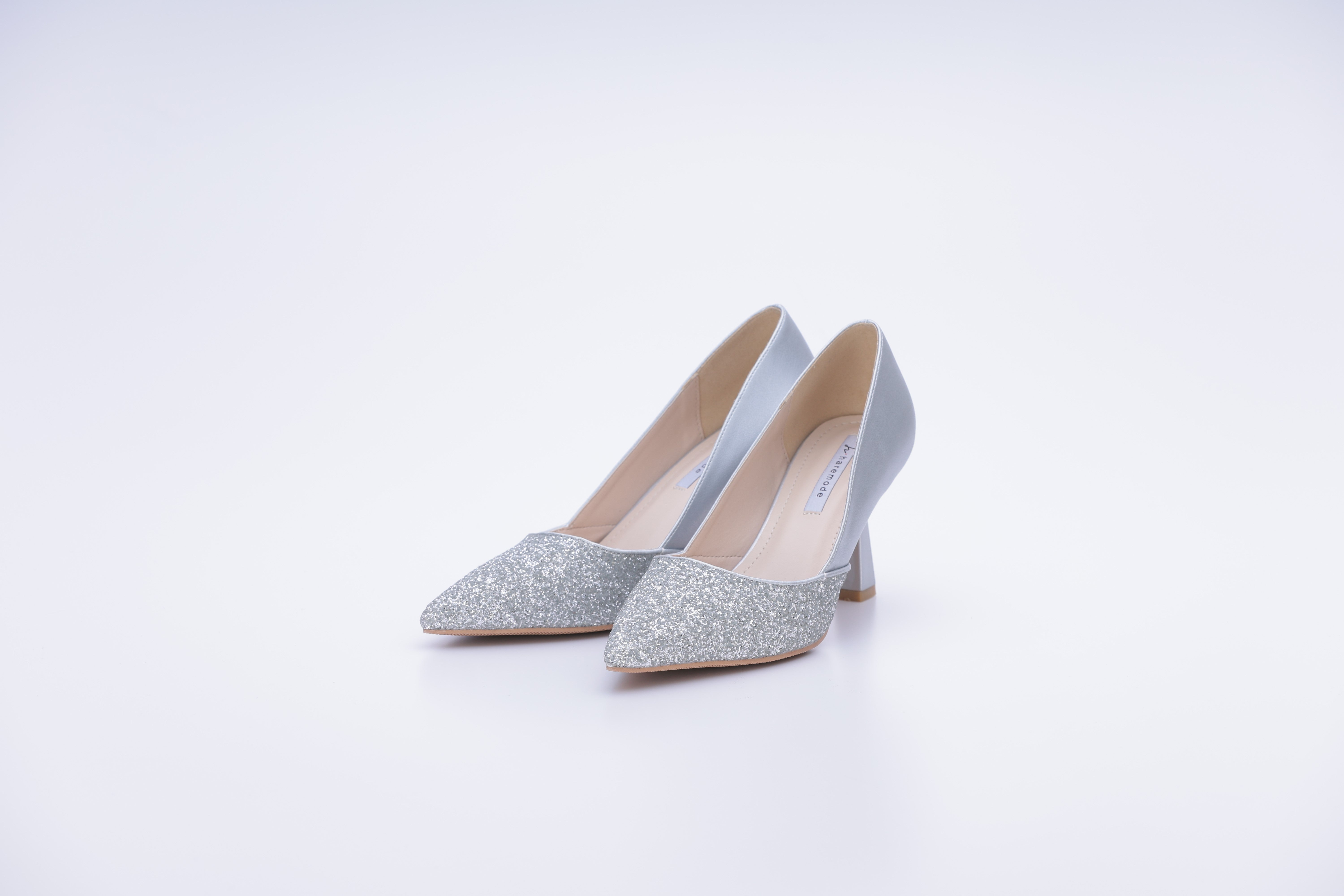 アートマリー グリッターパンプス シルバー