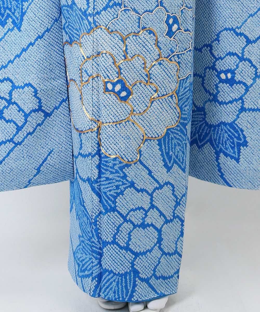 [レンタル] レンタル振袖フルセット-853 青系 花柄の宅配レンタル - 18