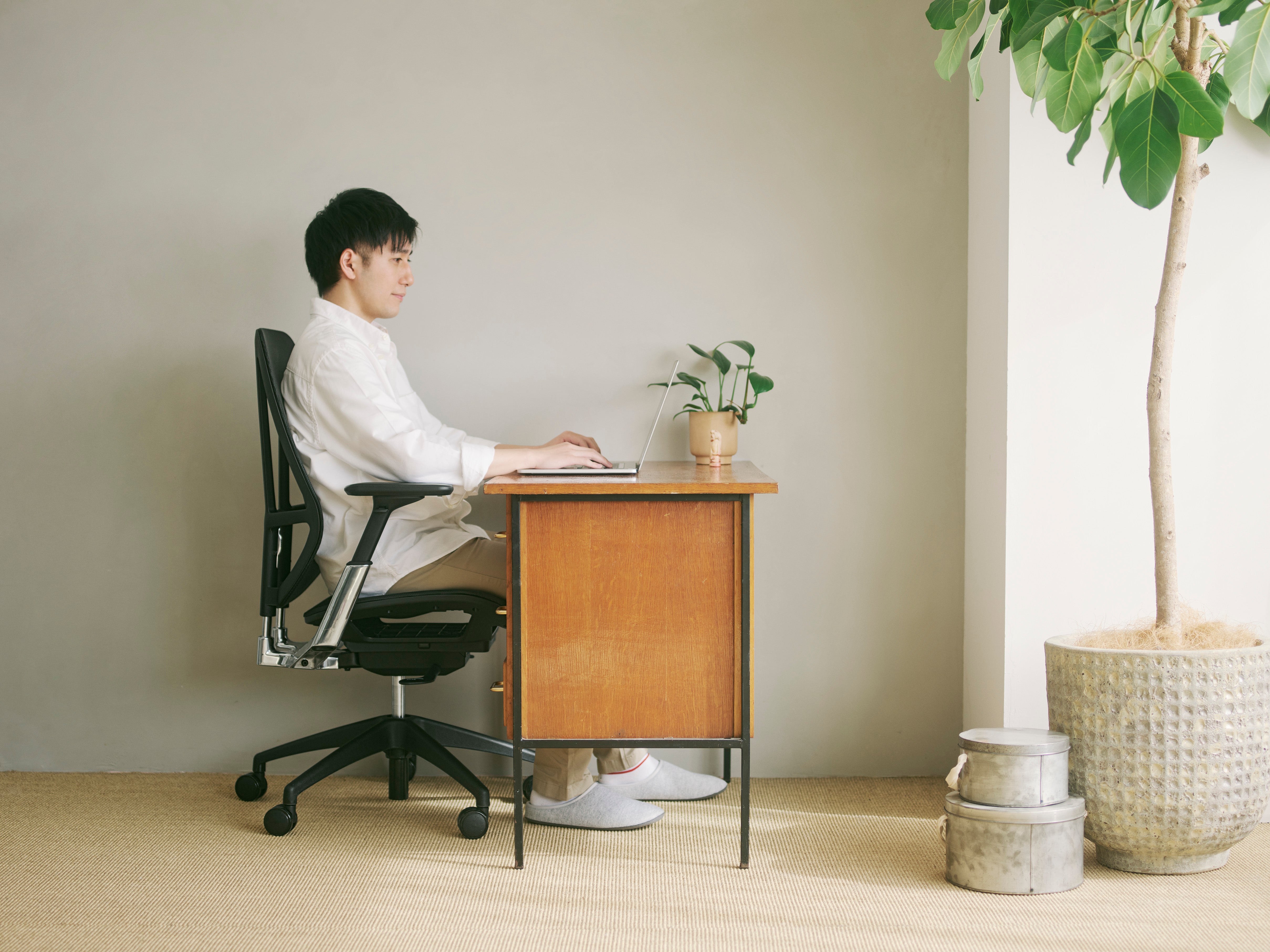 レンタル] Palmwork パームワークチェア ホワイト - Rentio[レンティオ]