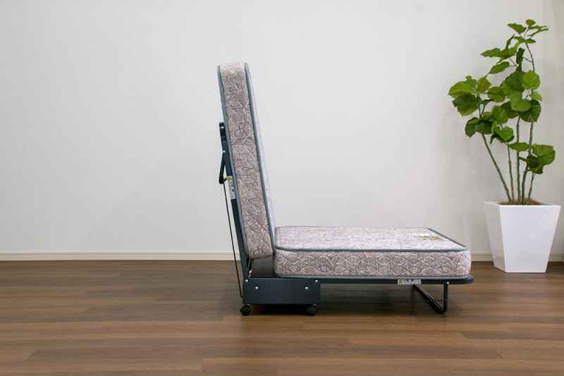 [レンタル] 【送料別】フランスベッド 折りたたみ(谷折)ベッド パンテオン401N(スプリングマットレス付き) - 5