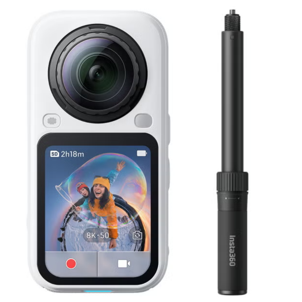 [レンタル] Insta360 X6 360度カメラ ＆ バレットタイム 自撮り棒2.0セット アークティックホワイト