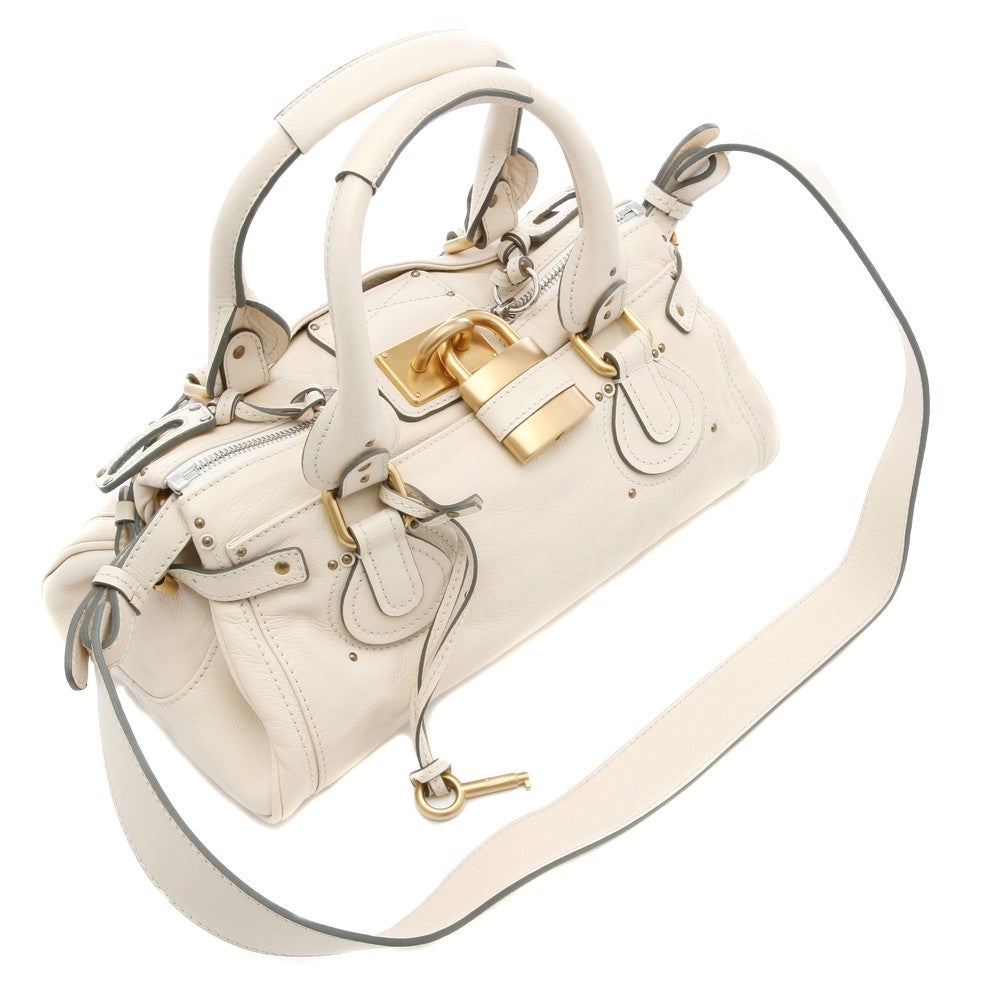 [レンタル] レディース クロエ パディントン CALF 2wayハンドバッグ 鍵付き - 14