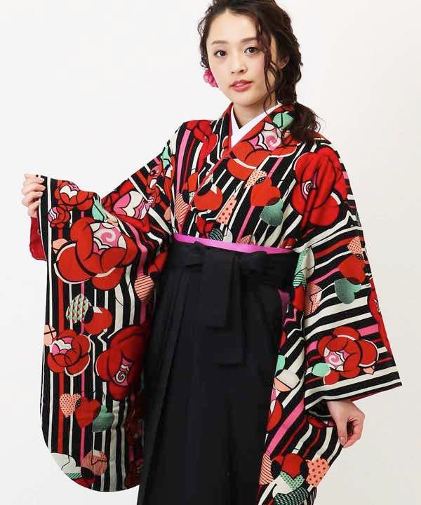 [レンタル] 【対応身長157cm～165cm】卒業式 袴 レンタル フルセット 女性 袴セット-1239の宅配レンタル - 16