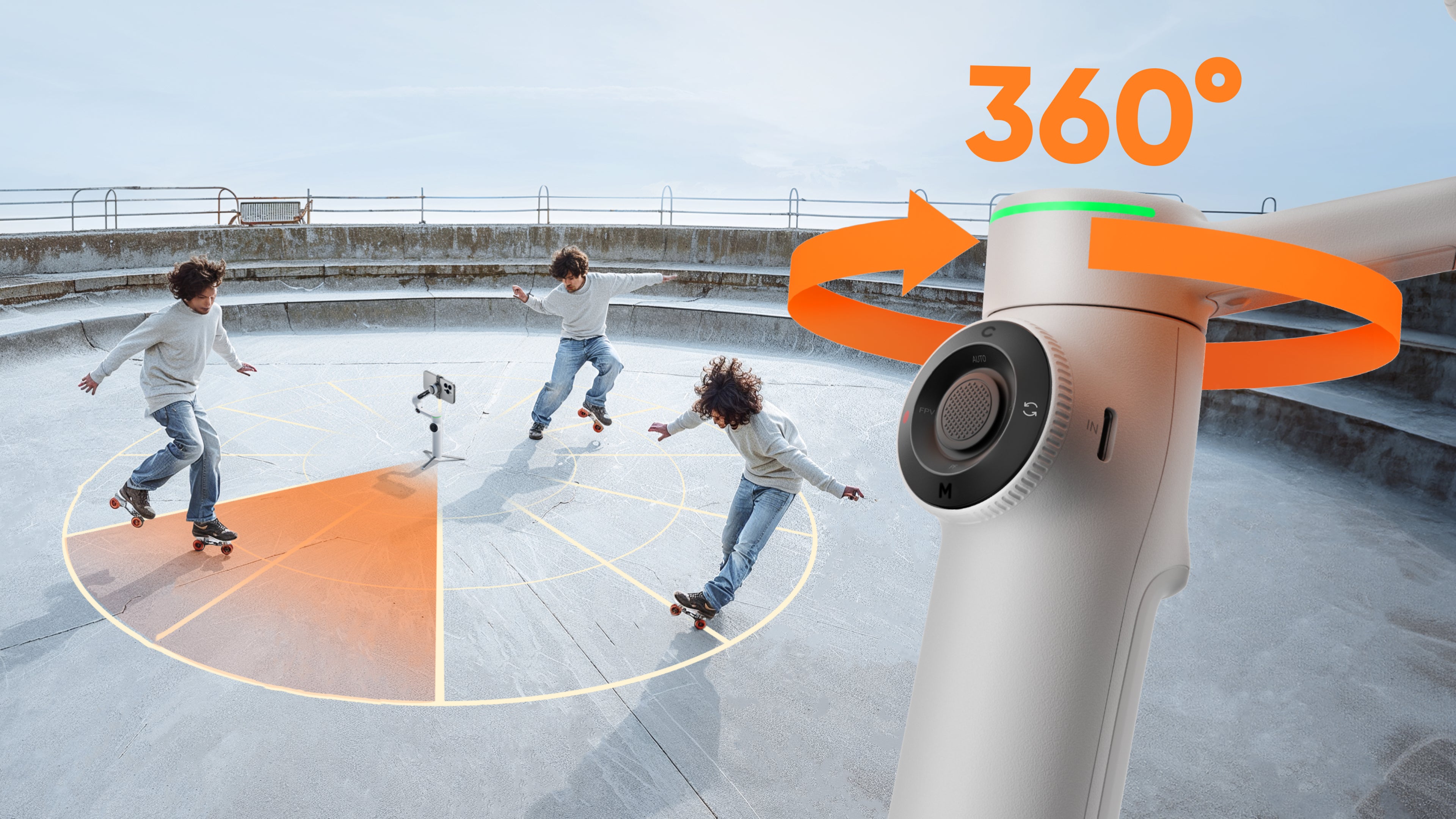[レンタル] Insta360 Flow 2 pro AI追跡搭載 スマートフォン用ジンバル - 9