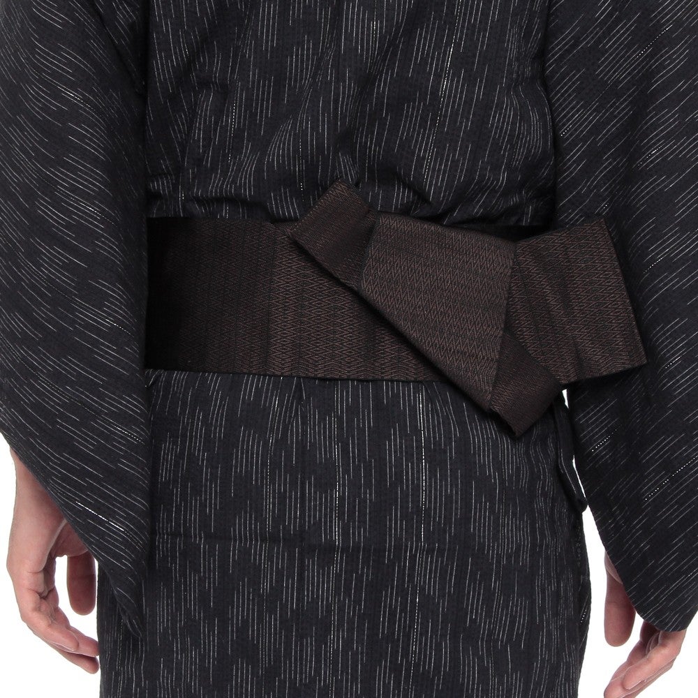 [レンタル] メンズ浴衣 フルセット 縦縞 身長目安175cmの宅配レンタル - 11