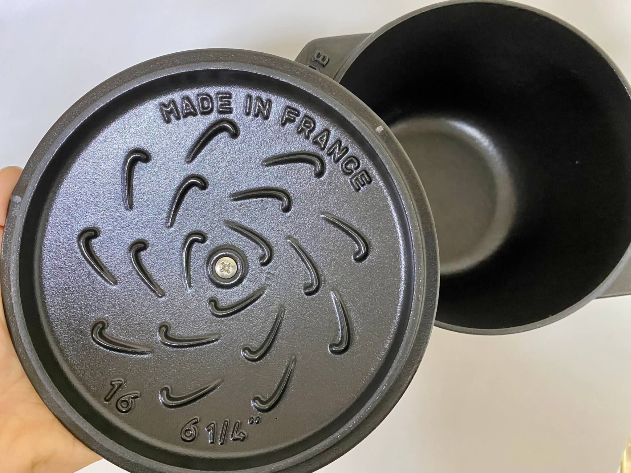 レンタル] STAUB ストウブ ラ ココット de GOHAN ブラック M 16cm ご飯