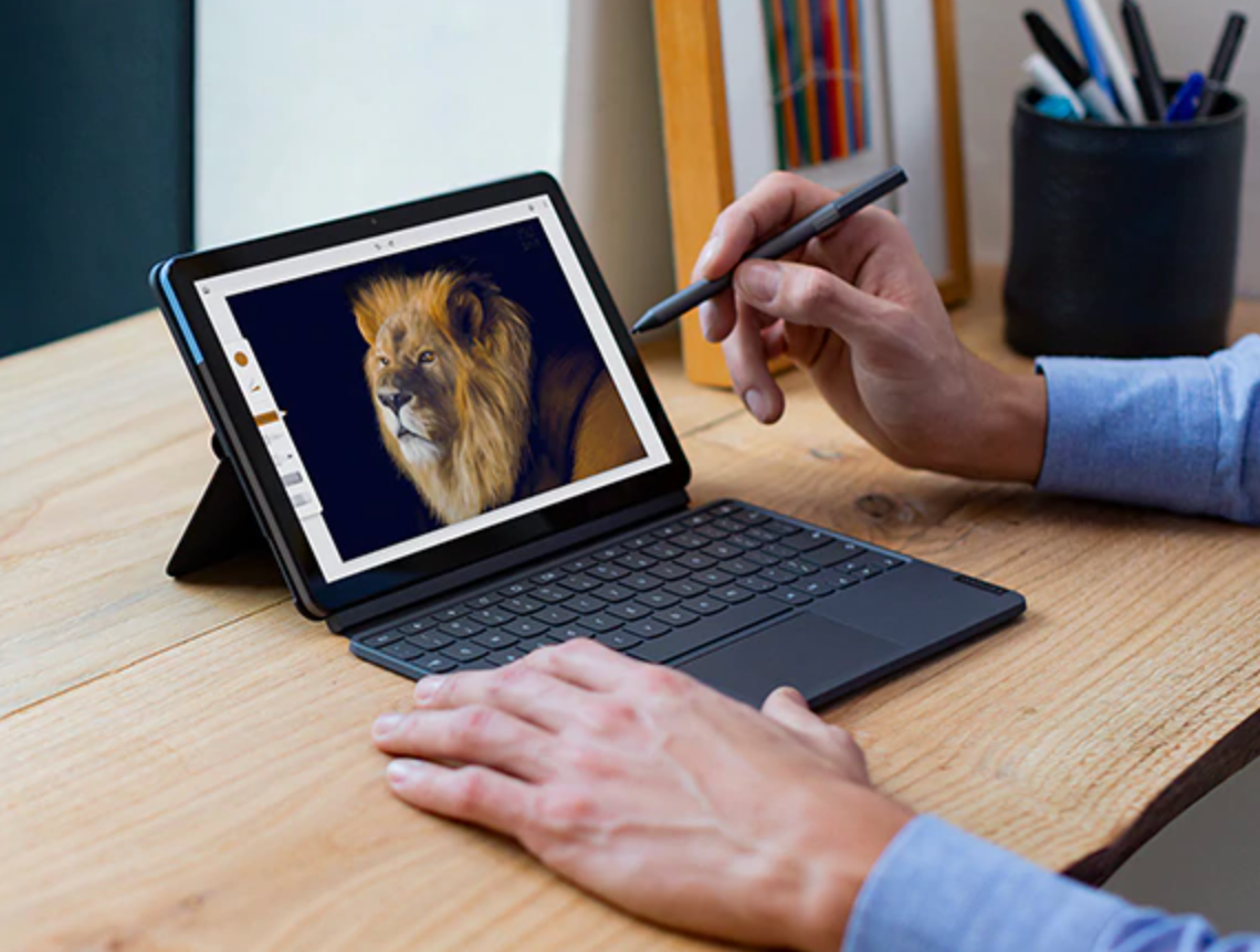 [レンタル] Lenovo ノートPC IdeaPad Duet Chromebook 10.1型 ZA6F0038JP (Chrome OS)【Office非搭載】 - 2