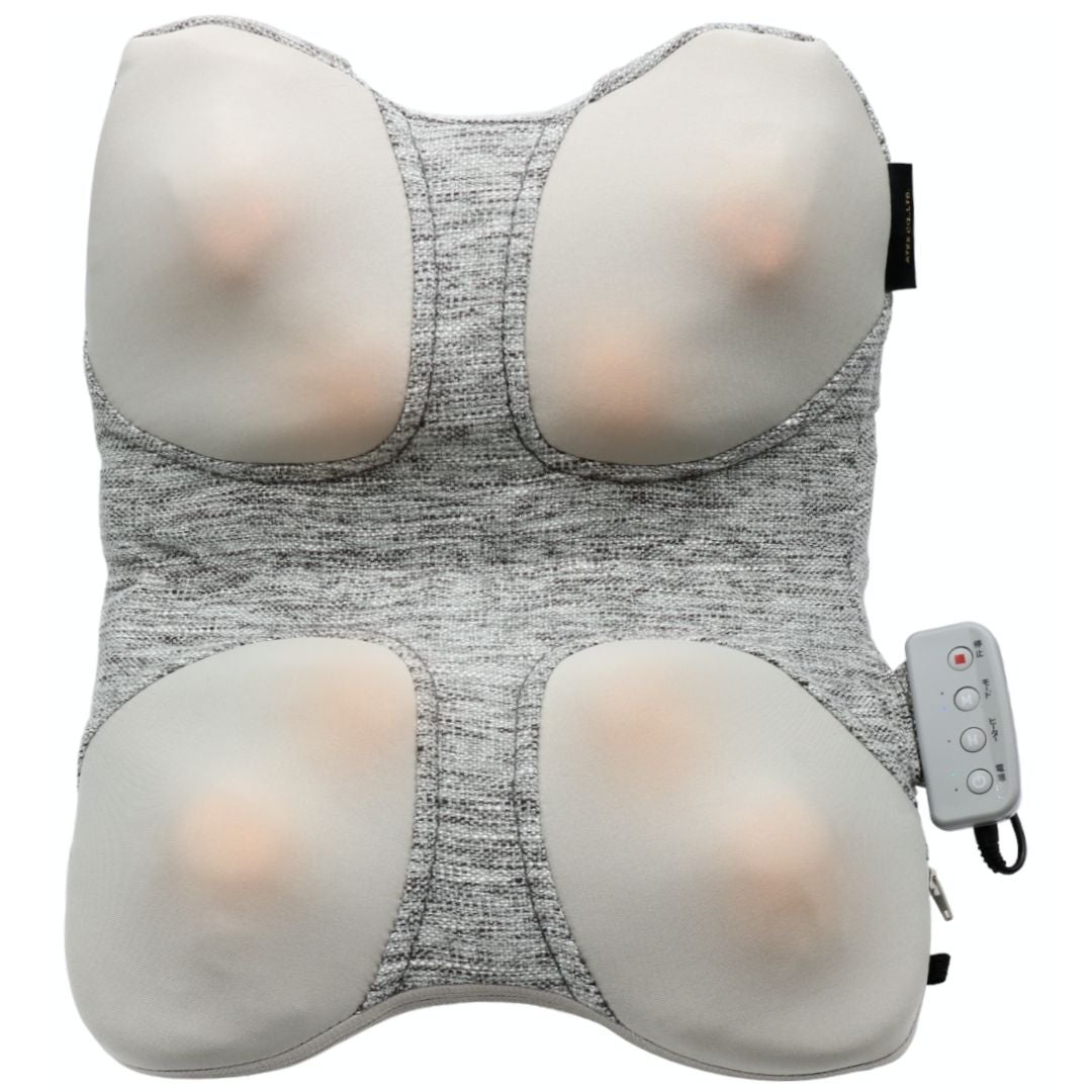 [レンタル] アテックス ルルドプレミアム マッサージクッション クロスグランデ AX-HCL348 ライトグレー - 2