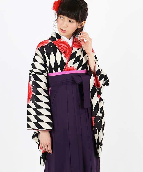 [レンタル] 【対応身長 157cm～165cm】卒業式 袴 レンタル フルセット 女性 袴セット-1434の宅配レンタル - 11