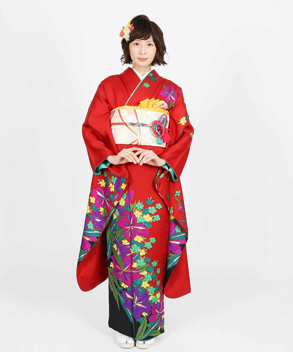 [レンタル] 【対応身長150-165cm】レンタル振袖フルセット-891の宅配レンタル - 11