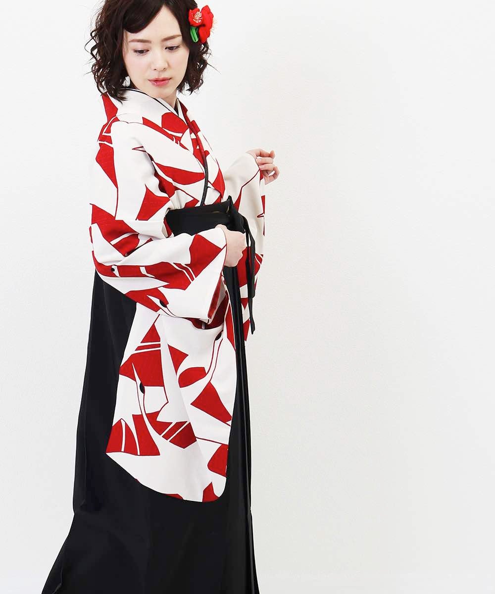 [レンタル] 【対応身長157cm～165cm】卒業式 袴 レンタル フルセット 女性 袴セット-871の宅配レンタル - 5