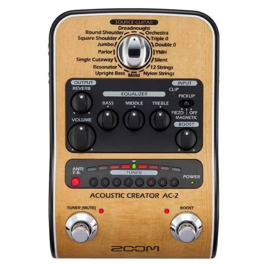 [レンタル] ズーム AC-2 アコースティックリモデリングエフェクター