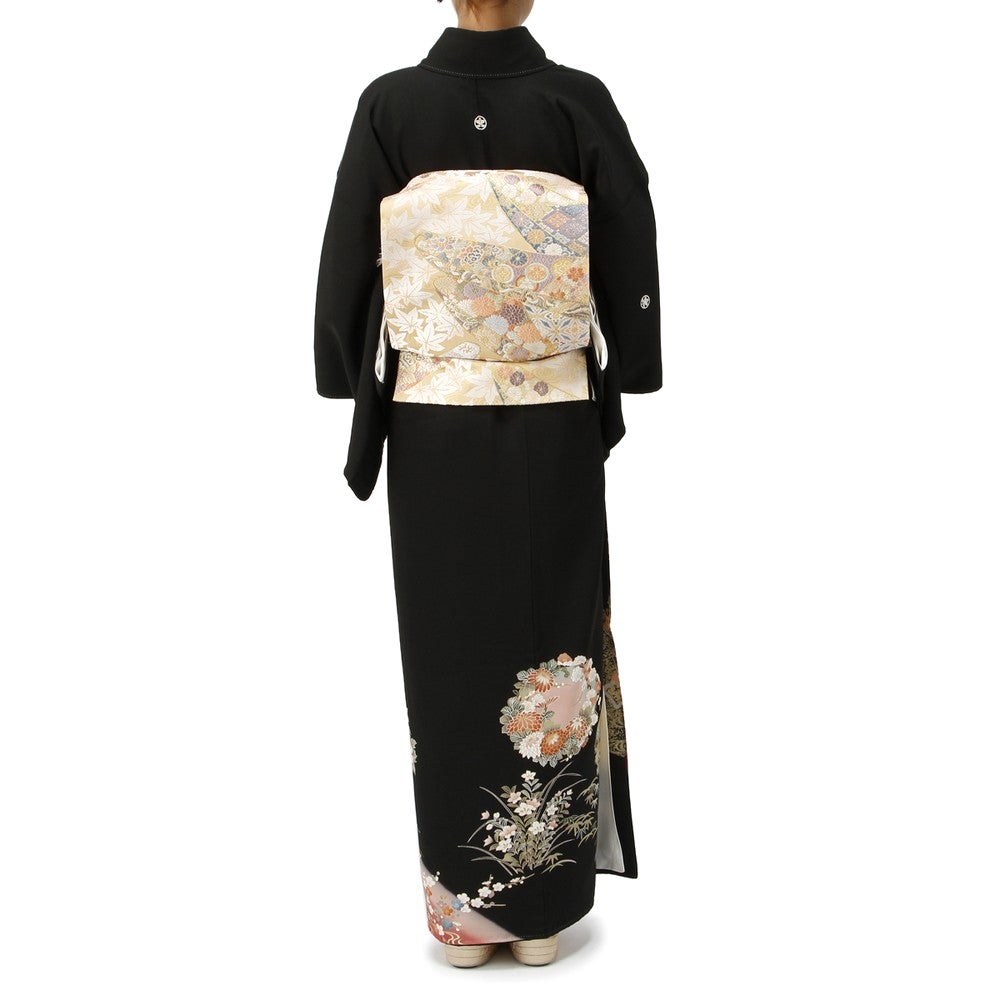 [レンタル] 留袖セット 菊梅柄 (長襦袢、帯、和装小物一式)の宅配レンタル - 2