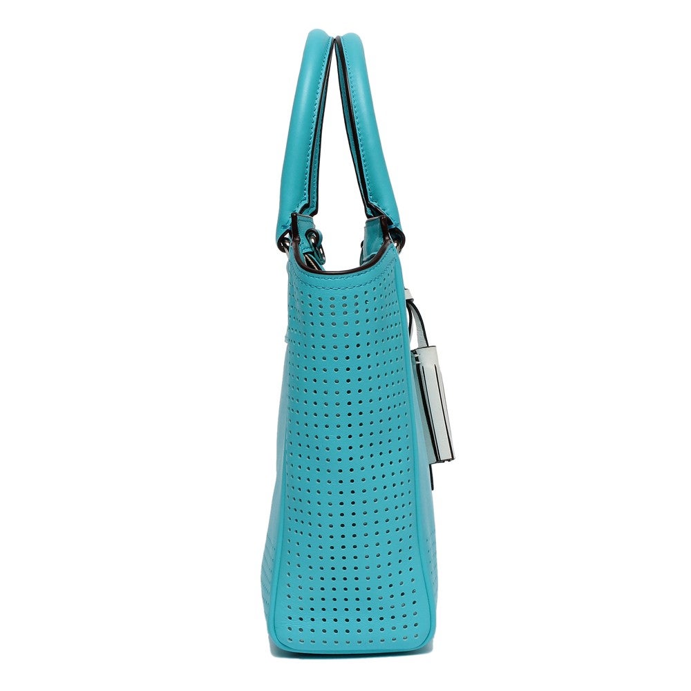 [レンタル] レディース コーチ レガシー パーフォレイテッド レザー ミニ タナー トートバッグ - 3