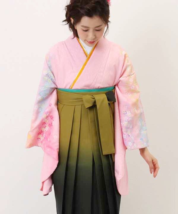 [レンタル] 【対応身長 150cm～157cm】卒業式 袴 レンタル フルセット 女性 袴セット-797の宅配レンタル - 12