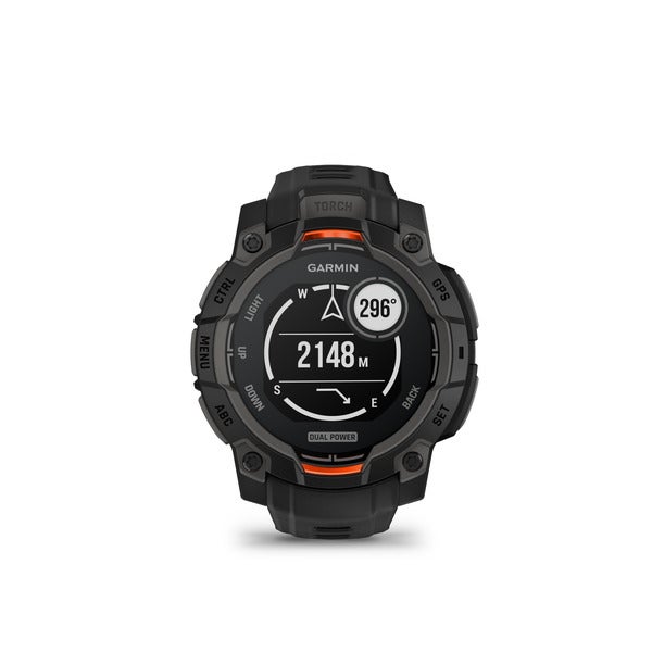 [レンタル] ガーミン(GARMIN) Instinct 3 Dual Power 45mm スマートウォッチ - 2